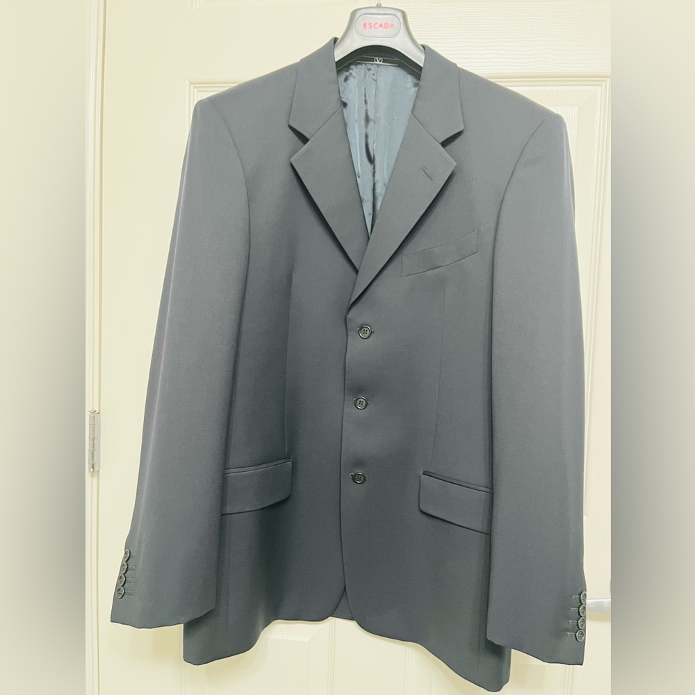 Valentino Charcoal Classic  Men's Blazer, 3 buttons,size 50R